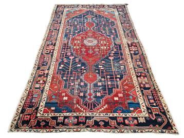 Handgeknoopt Perzisch wol Antiek Nahavand tapijt 148x240cm beschikbaar voor biedingen