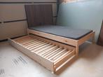 Bed Ivan 90x200+ onderschuifbed of laden, Ophalen, 85 tot 100 cm, Nieuw, Matras