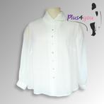 30592 Zgan Mooie ecru blouse Canda mt 48  K26, Ophalen of Verzenden, Gedragen, Bruin, Broek of Spijkerbroek