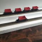 Marklin kiep wagon rood 4413 4513 HO 5 stuks, Wisselstroom, Gebruikt, Wagon, Ophalen of Verzenden