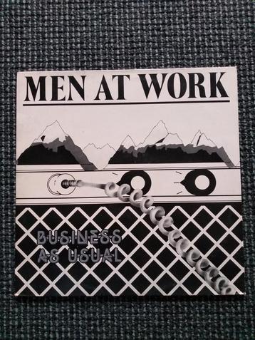 LP Men at Work - Business as Usual pop rock vinyl Down Under