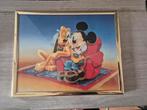 Disney schilderij mickey en Pluto, Ophalen of Verzenden, Zo goed als nieuw