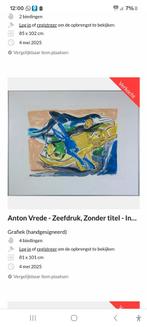 Zeefdruk Anton Vrede, Antiek en Kunst, Kunst | Litho's en Zeefdrukken, Ophalen of Verzenden