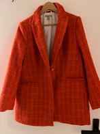 Tweed colbert van H&M. Oranje Rood maat 44, Kleding | Heren, Kostuums en Colberts, Zo goed als nieuw, Verzenden, Rood