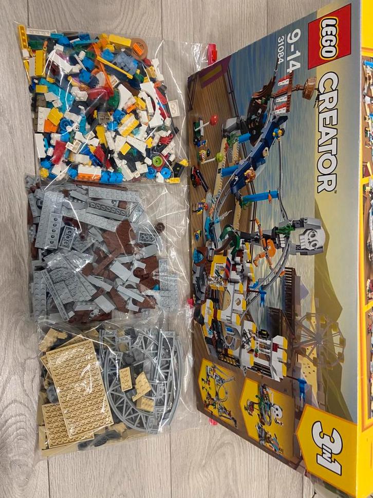 Lego 31084 achtbaan 100% compleet, Kinderen en Baby's, Speelgoed | Duplo en Lego, Zo goed als nieuw, Lego, Complete set, Ophalen of Verzenden