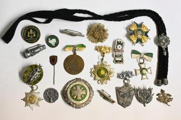 lot emblemen speldjes DJV jacht schutzenverein duitsland   beschikbaar voor biedingen