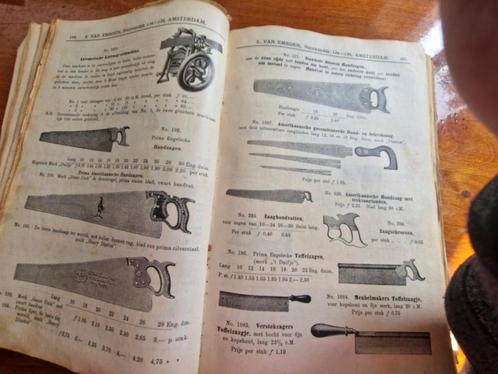 Antieke gereedschap prijscourant S v Emden, Antiek en Kunst, Antiek | Gereedschap en Instrumenten, Ophalen of Verzenden