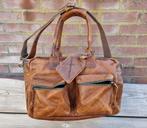 Cowboysbag schoudertas (kleur: cognac), Sieraden, Tassen en Uiterlijk, Tassen | Damestassen, Ophalen of Verzenden, Zo goed als nieuw