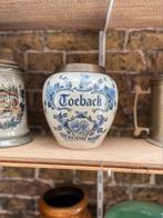 Delfts blauwe tabakspot “Toeback – De Ruyzende Hoop”, Ophalen of Verzenden