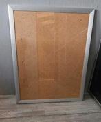 Zilverkleurige metalen wissellijst 50x60cm, Ophalen, Zo goed als nieuw