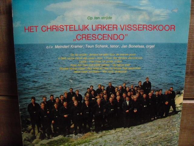 Het Christelijk Urker Visserkoor "Crescendo" LP, Cd's en Dvd's, Vinyl | Klassiek, Gebruikt, Romantiek, Vocaal, 12 inch, Ophalen of Verzenden