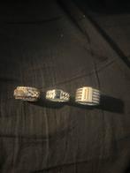 3x Buddha to Buddha Zilveren Ringen - Maat 18, Sieraden, Tassen en Uiterlijk, Ringen, Ophalen, Gebruikt, 17 tot 18, Dame of Heer