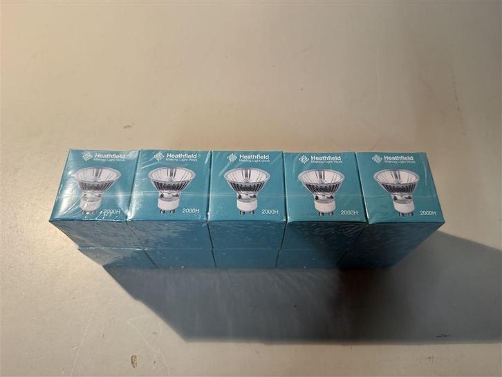 Heathfield GU10 Halogeenlampen 35W - Set van 10 - Spotlicht, Huis en Inrichting, Lampen | Losse lampen, Nieuw, Led-lamp, Minder dan 30 watt