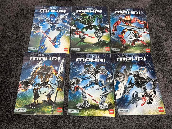 Lego Bionicle Toa Mahri collectie, Kinderen en Baby's, Speelgoed | Duplo en Lego, Gebruikt, Lego, Complete set, Ophalen of Verzenden
