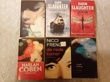 Set van 6 thrillers beschikbaar voor biedingen