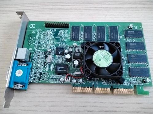 AGP videokaart Nvidia GeForce2 MX400 met 64mb geheugen, Computers en Software, Vintage Computers, Ophalen of Verzenden