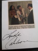 Filmster Handtekening Linda Carlston, Verzenden, Foto of Kaart, Gesigneerd