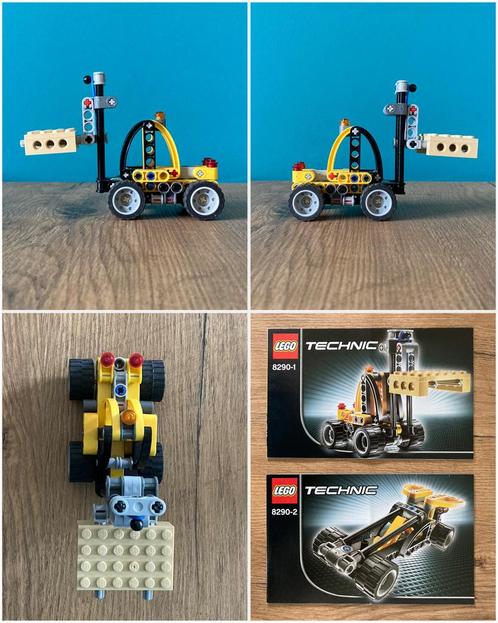 Lego Technic 8290 Mini Forklift, Kinderen en Baby's, Speelgoed | Duplo en Lego, Gebruikt, Ophalen