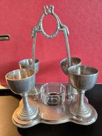 Art Nouveau menage-set Jugenstil, 1900 Heimendahl & Keller, Antiek en Kunst, Antiek | Goud en Zilver, Ophalen, Zilver
