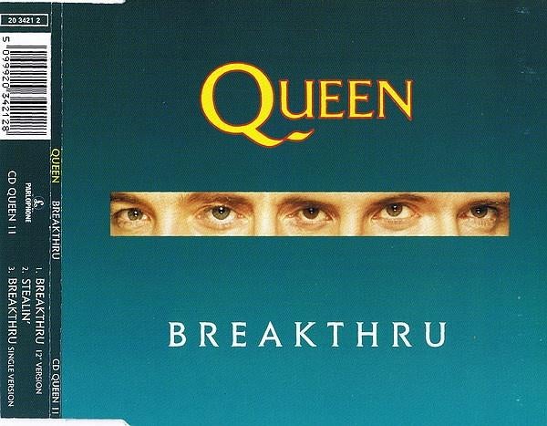 Queen ‎– Breakthru CD Maxisingle 1989 💿, Cd's en Dvd's, Cd Singles, Zo goed als nieuw, Rock en Metal, 1 single, Maxi-single, Verzenden