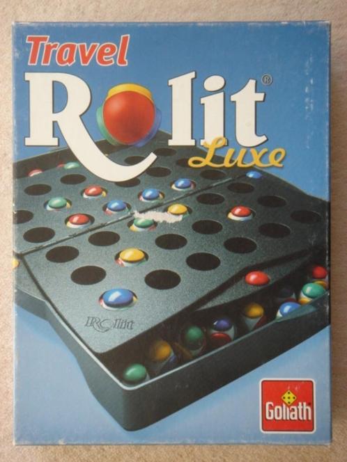 LEUK: Travel Rolit DeLuxe - REISversie in cassette, Hobby en Vrije tijd, Gezelschapsspellen | Bordspellen, Gebruikt, Een of twee spelers