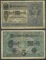 Berlin 5 Mark 1917 Darlehenskassenschein Biljet c-2 jdu Wate, Postzegels en Munten, Bankbiljetten | Europa | Niet-Eurobiljetten