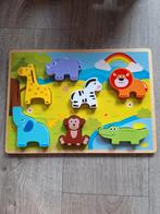 Houten Dieren Puzzel, Ophalen of Verzenden, Gebruikt, Overige typen