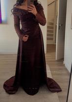 Avondjurk, Kleding | Dames, Gelegenheidskleding, Maat 38/40 (M), Galajurk, Bruin, Ophalen of Verzenden
