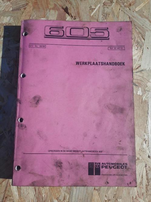 Zeer dik garage werkplaatshandboek Peugeot 605, Auto diversen, Handleidingen en Instructieboekjes, Ophalen of Verzenden