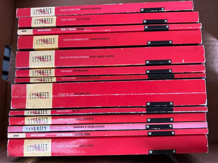 Grote Lijsters - Verzameling van 13 Boeken, Boeken, Literatuur, Gelezen, Nederland, Ophalen of Verzenden
