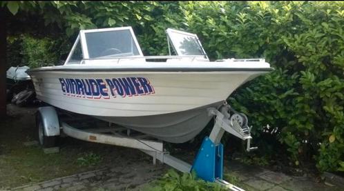 speedboot/visboot(project) met motor en zgan trailer, Watersport en Boten, Vis- en Consoleboten, Gebruikt, Tot 10 pk, 3 tot 6 meter