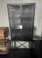Dutchbone vitrinekast Boli | Van €749, nu -50%, Dutchbone, Nieuw, Ophalen of Verzenden, Glas