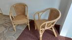 Rieten stoelen, Ophalen, Gebruikt, Twee, Bruin