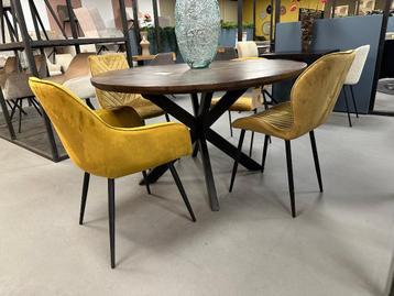 4x stoel velvet - 4x stoel velours - 4 stoelen fluweel beschikbaar voor biedingen