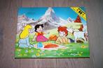 Te koop Jig Saw puzzle  of puzzel Heidi picknick uit 1980, Ophalen of Verzenden, Meer dan 50 stukjes, Gebruikt, 6 jaar of ouder