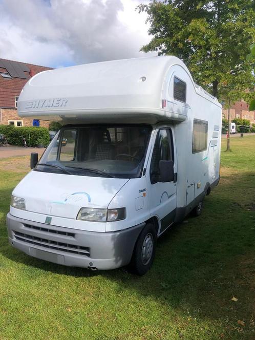 Hymer camp 580 2.8 idtd Fiat 6 pers (stapelbed), Caravans en Kamperen, Campers, Particulier, Half-integraal, tot en met 6, Fiat