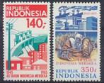 Indonesie Zonnebloem 1237/8 postfris 1985, Zuidoost-Azië, Ophalen of Verzenden, Postfris