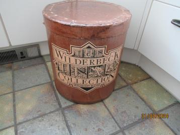 GROTE STEVIGE OPBERG-TON -RECLAME WILDERBECK TEAS COLLECTION beschikbaar voor biedingen