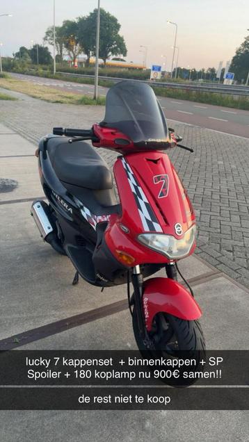 Gilera runner Lucky 7 kappenset met SP spoiler. prijs=vast! beschikbaar voor biedingen
