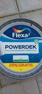 Flexa Powerdek wit mat, Doe-het-zelf en Verbouw, Verf, Wit, Zo goed als nieuw, Ophalen