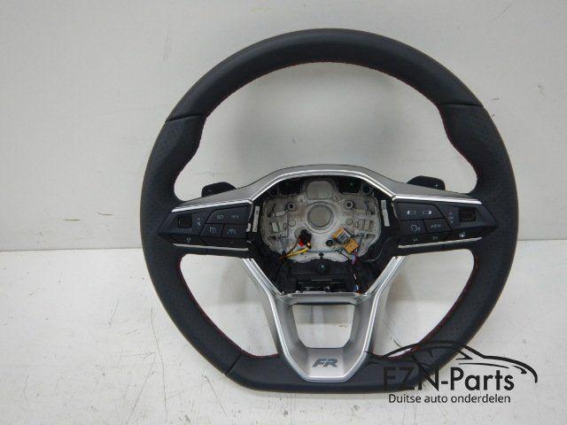 Seat Tarraco FR Stuur MF+F1+VIEW+Verwarmd Rood Stiksel, Auto-onderdelen, Besturing, Gebruikt, Ophalen of Verzenden