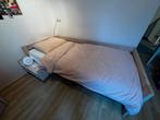 Lifetime bed met bijpassende kast in de kleur white wash, Ophalen, Gebruikt, 90 cm, Eenpersoons