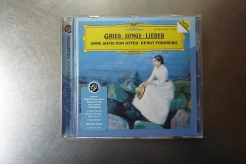 Grieg Songs - Anne Sofie Von Otter • Bengt Forsberg, Cd's en Dvd's, Cd's | Klassiek, Romantiek, Ophalen of Verzenden