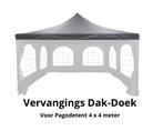 Pagode 4x4 Reserve Dakdoek, Nieuw, 2 meter of meer, Pagodetent, Minder dan 5 meter