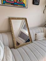 Grote Gouden Vintage spiegel, Huis en Inrichting, Woonaccessoires | Spiegels, Ophalen of Verzenden, Rechthoekig, 50 tot 75 cm