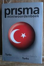 Prisma MINI Woordenboek Nederlands - Turks - Turkije, Turks, Prisma, Ophalen of Verzenden, Zo goed als nieuw
