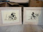 schilderijen mickey mouse, 50 tot 75 cm, Ophalen of Verzenden, Zo goed als nieuw, Schilderij