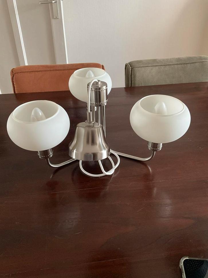 Ikea Älghult hanglamp  plafondlamp kroonluchter, Huis en Inrichting, Lampen | Hanglampen, Gebruikt, Minder dan 50 cm, Glas, Metaal