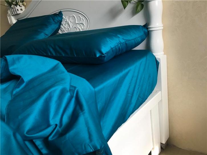 Nieuw tweepersoons hoeslaken - 100% satijn katoen 80 yarn, Huis en Inrichting, Slaapkamer | Beddengoed, Nieuw, Hoeslaken of Sloop