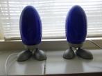 Dino-egg lampjes van Ikea, kobaltblauw glas ei, Huis en Inrichting, Lampen | Tafellampen, Minder dan 50 cm, Design, Zo goed als nieuw